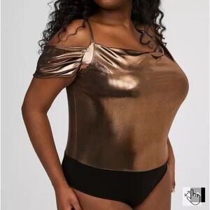 Torrid Metallic Bronze Bodysuit